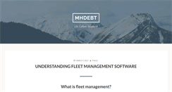 Desktop Screenshot of mhdebt.info