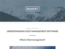 Tablet Screenshot of mhdebt.info